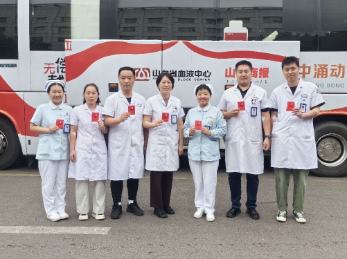 热血传递爱心，担当彰显医者仁心——我院干部职工积极参与无偿献血活动